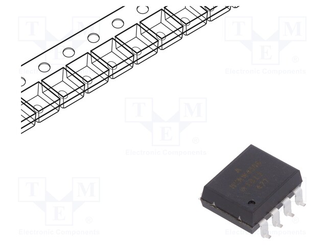 Optocoupler; SMD; Channels: 1; Out: transistor; 3.75kV; Gull wing 8