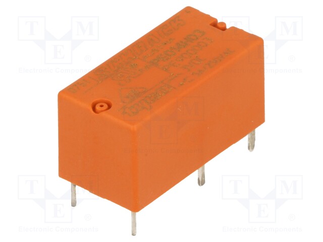 Relay: electromagnetic; SPDT; Ucoil: 3VDC; 5A/250VAC; 5A/30VDC; 5A