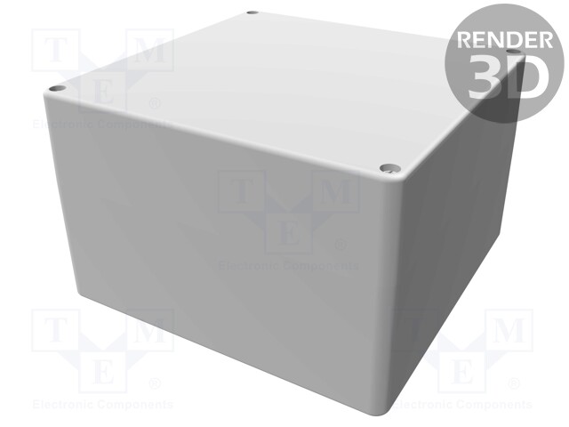 Enclosure: multipurpose; X: 250mm; Y: 255mm; Z: 160mm; 1590ZGRP; grey