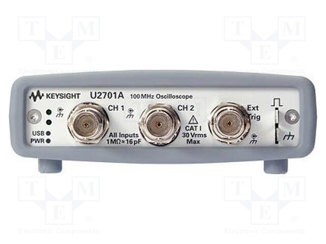 PC connected oscilloscope; Band: ≤100MHz; Channels: 2; 500kpts/ch