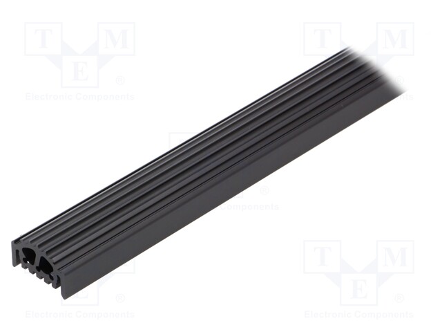 Profile; aluminium; L: 636mm; X: 35mm; Z: 18.75mm; Colour: black