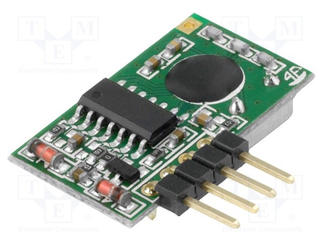 Module: RF; FM receiver; FSK; 868MHz; -98dBm; 2.5÷5VDC