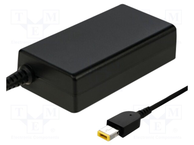 Power supply: switched-mode; 20VDC; 3.25A; Out: Slim tip+pin; 65W