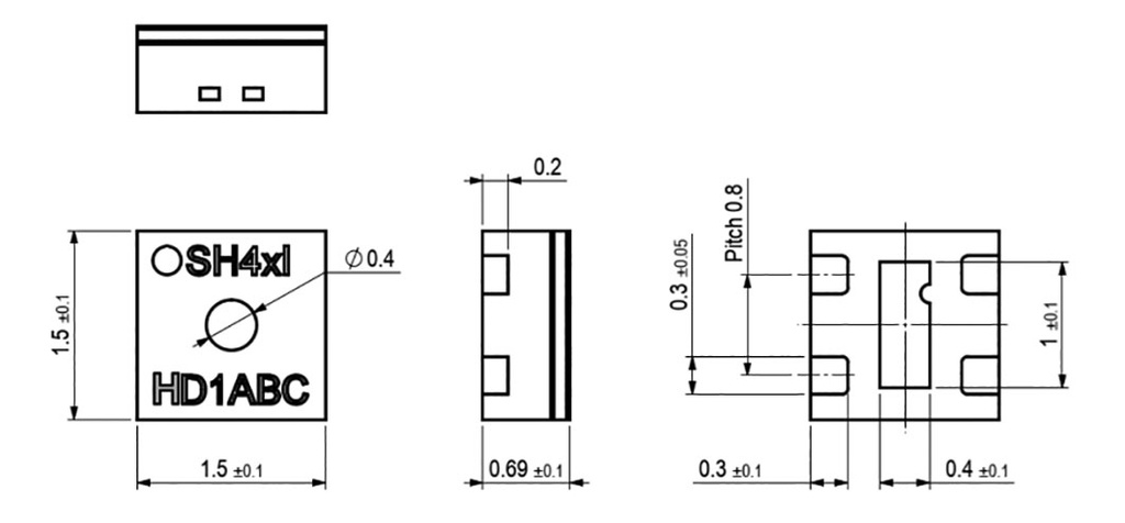 Sensor: temperature and humidity; 0÷100%RH; -40÷125°C; DFN; SHT