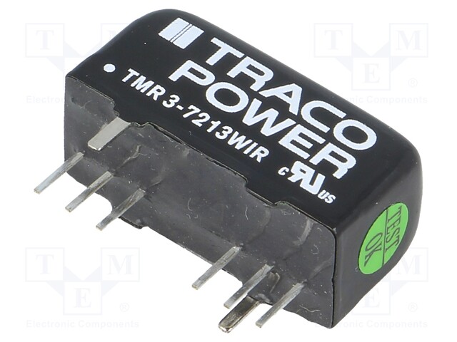 Converter: DC/DC; 3W; Uin: 43÷160V; 15VDC; Iout: 200mA; SIP8; 5.9g