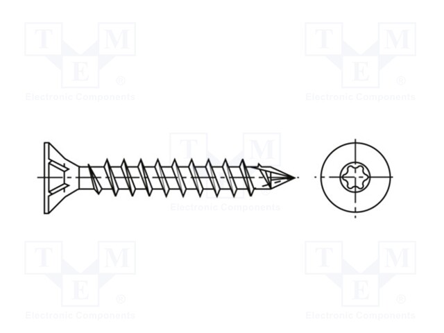 Screw; for wood; BN: 21601