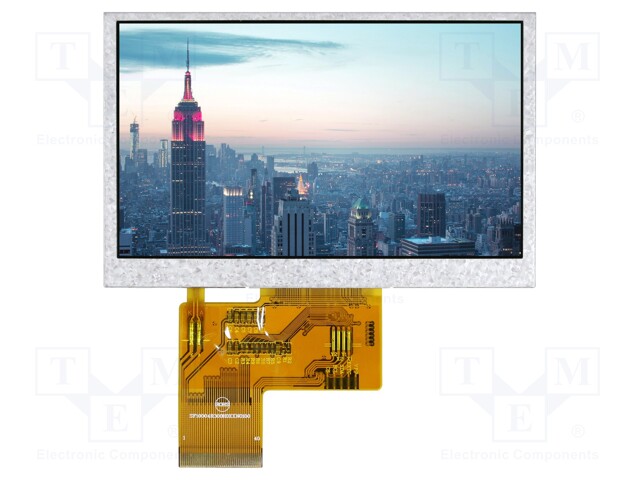 Display: TFT; 4.3"; 480x272; Illumin: LED; Dim: 105.5x67.2x2.95mm