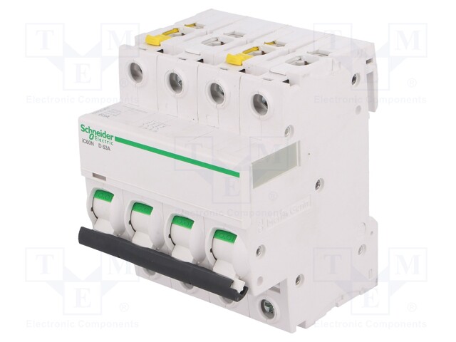 Circuit breaker; 400VAC; Inom: 63A; Poles: 4; DIN; Charact: D; 6kA