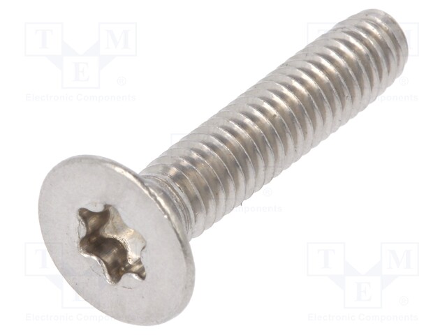 Screw; 4x20; Head: countersunk; Torx®; A2 stainless steel