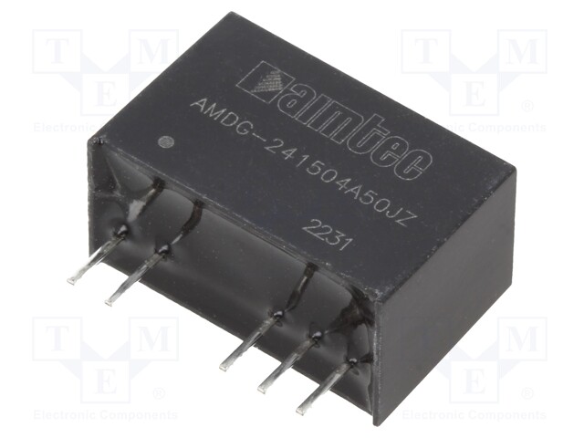 Converter: DC/DC; 2.28W; Uin: 21.6÷26.4V; Uout: 15VDC; Uout2: -4VDC