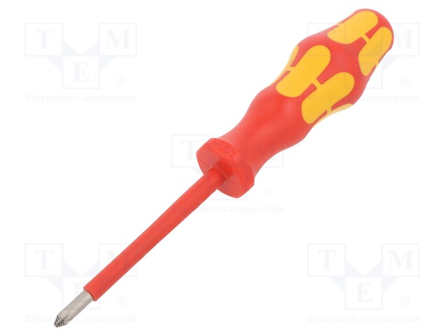 Screwdriver; insulated; Pozidriv®; PZ1; Blade length: 80mm