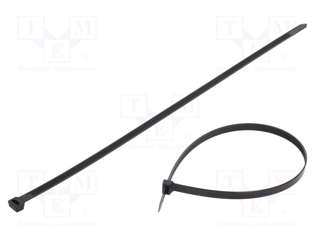 Cable tie; L: 580mm; W: 12.5mm; polyamide; 1112N; black; Ømax: 165mm