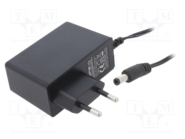Power supply: switched-mode; constant voltage; 9VDC; 2.5A; 22.5W