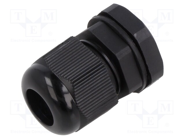 Cable gland; PG11; IP68; polyamide; black