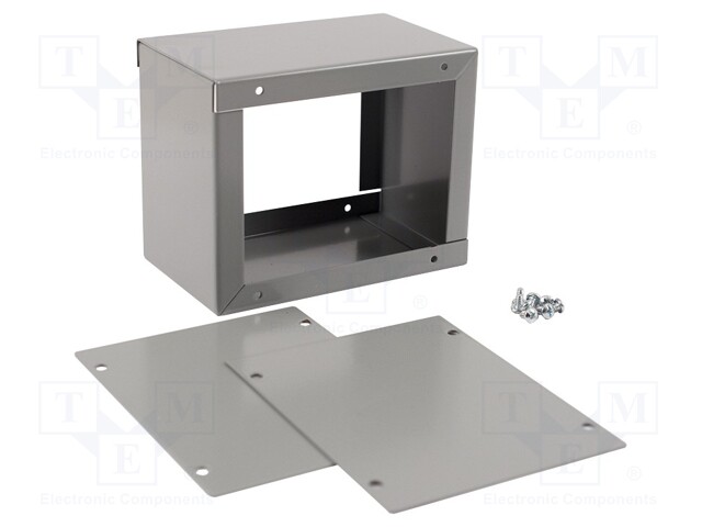 Enclosure: multipurpose; X: 102mm; Y: 102mm; Z: 51mm; 1415; steel