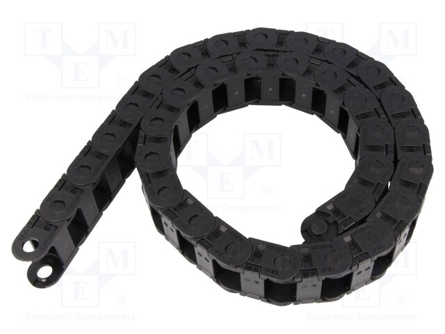 Cable chain; Series: B15; Bend.rad: 48mm; L: 1006mm; Int.width: 25mm