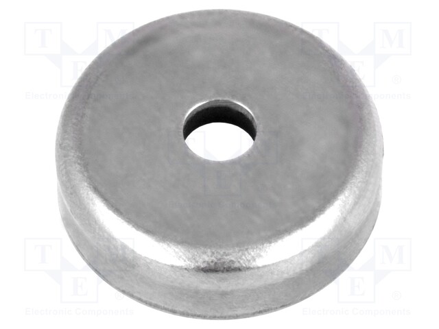 Magnet: permanent; hard ferrite; H: 7mm; 29N; Ø: 25mm