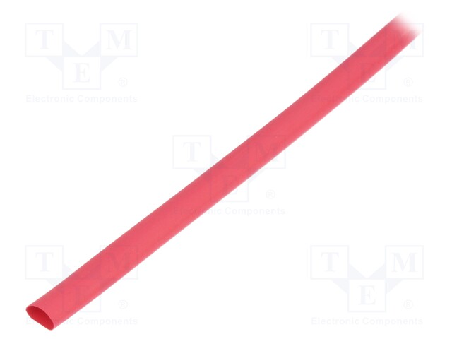 Heat shrink sleeve; thin walled; 3: 1; 6mm; L: 30m; red; -55÷135°C