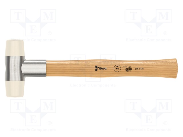 Hammer; 280mm; W: 96mm; 33mm; polyamide; wood