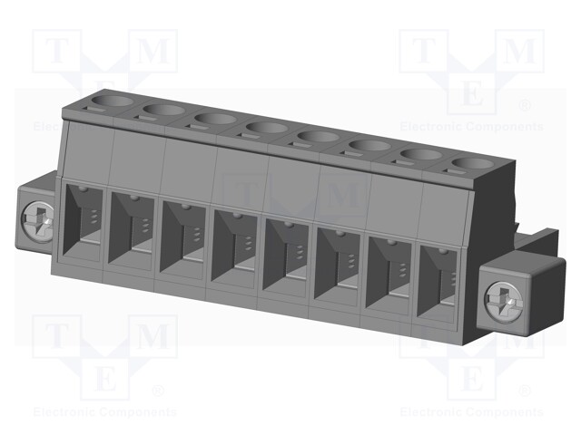 Connector: pluggable terminal block; plug; female; straight; grey