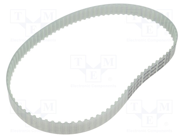 Timing belt; T5; W: 12mm; H: 2.2mm; Lw: 455mm; Tooth height: 1.2mm