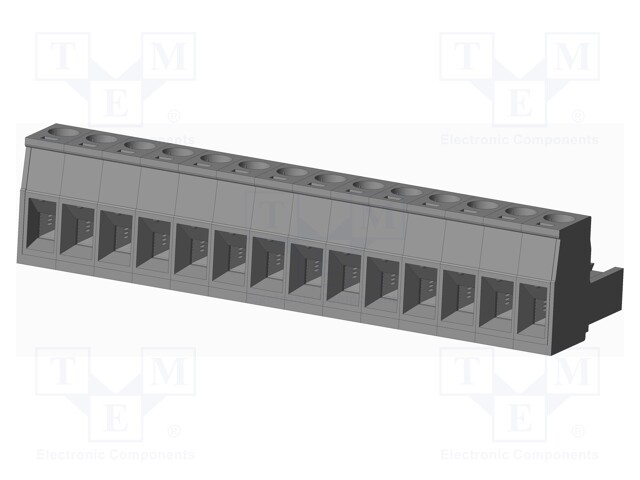 Connector: pluggable terminal block; plug; female; straight; grey