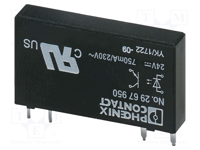 Relay: solid state; Ucntrl: 54÷66VDC; 5A; 3÷33VDC; socket,THT