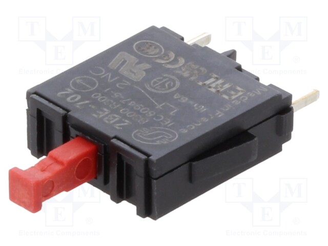 Contact block; 22mm; Harmony XB4; -40÷70°C; Leads: for PCB