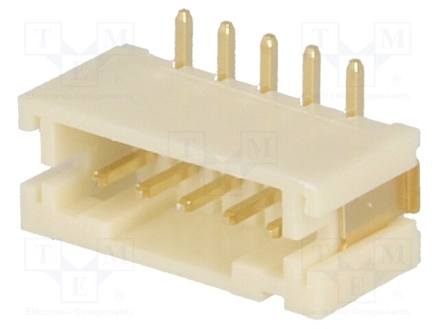 Socket; wire-board; male; 2mm; PIN: 5; SMT; 1A; tinned; -25÷85°C; 100V