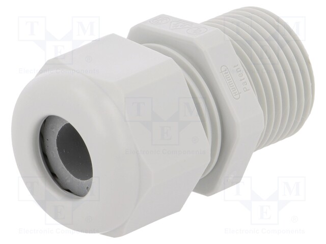 Cable gland; with long thread; M20; IP68; Mat: polyamide; UL94V-0