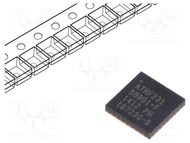 Integrated circuit: RF transceiver; SPI; QFN32; 1.8÷3.6VDC