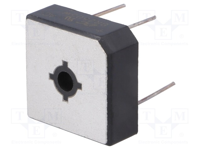 Single-phase bridge rectifier; Urmax: 50V; If: 25A; Ifsm: 400A