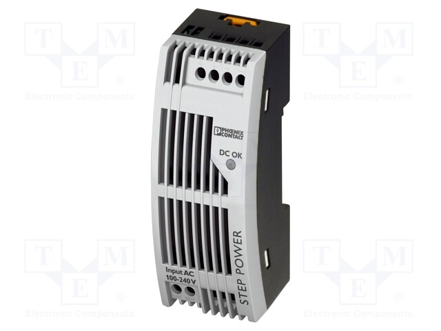 Power supply: switched-mode; Mounting: DIN; IP20