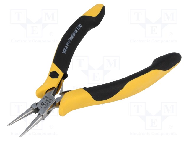 Pliers; round; ESD; 120mm; Conform to: DIN/ISO 9655,IEC 61340-5-1