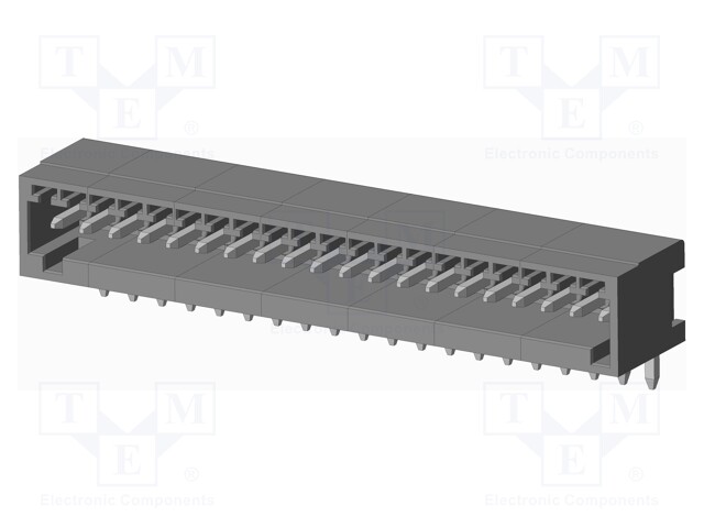 Connector: pluggable terminal block; socket; male; on PCBs