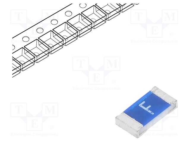 Fuse: fuse; 500mA; 63V; SMD; Case: 1206