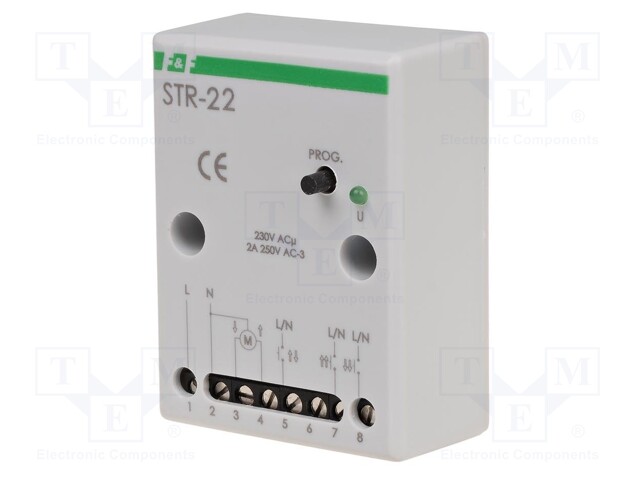 Blinds controller; wall mount; 230VAC; IP20; -25÷50°C