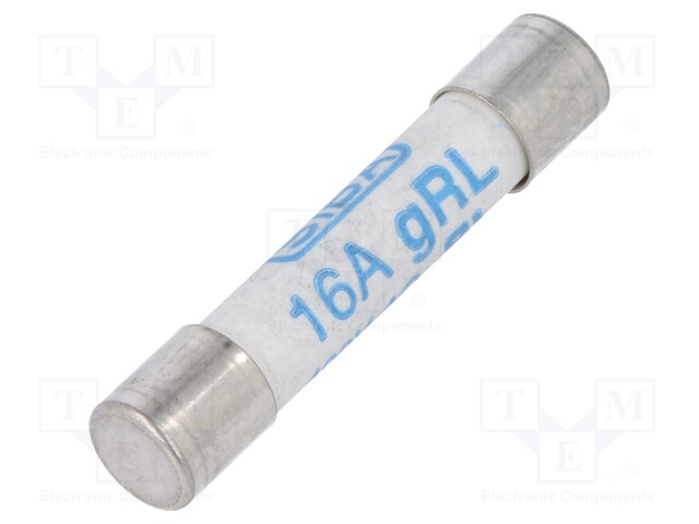 Fuse: fuse; gRL; 16A; 400VAC; ceramic,cylindrical; 6,3x32mm