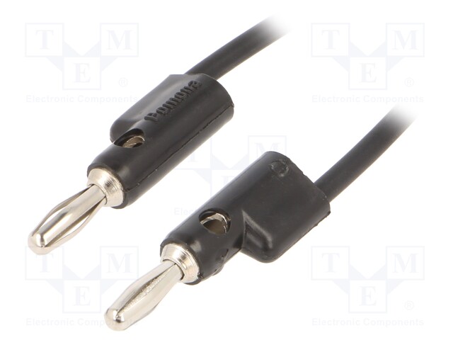 Test lead; 60VDC; 30VAC; 15A; Len: 1.219m; black; Series: B