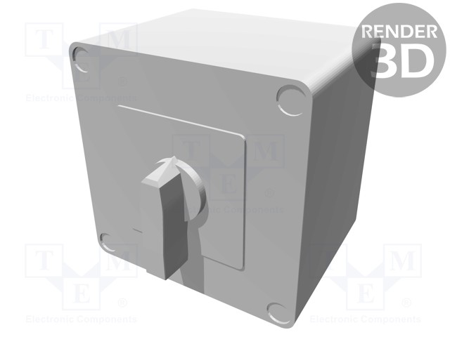 Switch: cam switch; Stabl.pos: 2; 40A; 0-1; Mounting: in housing