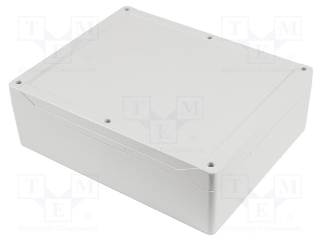 Enclosure: multipurpose; X: 240mm; Y: 300mm; Z: 95mm; 1555; ABS; grey