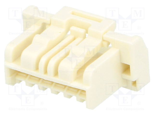 Plug; wire-board; female; CLIK-Mate; 1.5mm; PIN: 6; w/o contacts