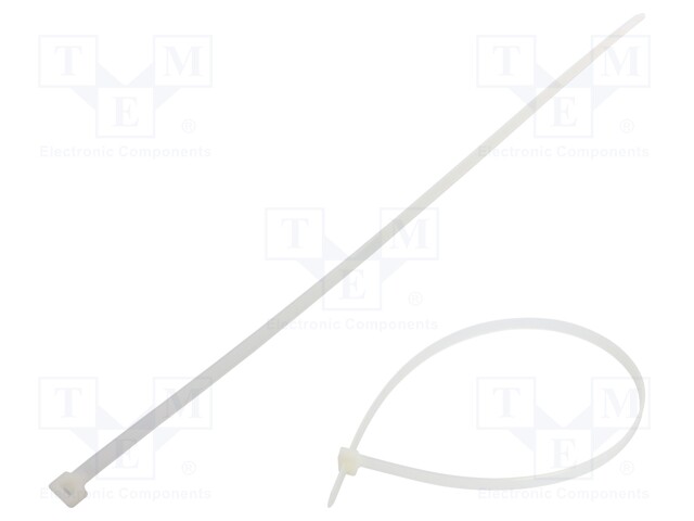 Cable tie; L: 530mm; W: 9mm; polyamide; 778N; natural; Ømax: 152mm