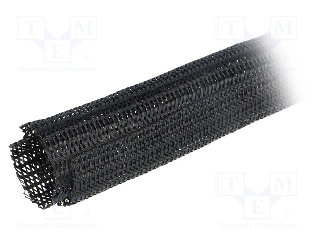 Polyester conduit; Braid diameter: 50.8mm; Mat: polyester; black