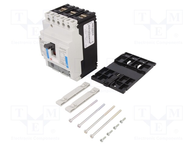 Power breaker; Poles: 3; DIN; Inom: 100A; FD; IP20