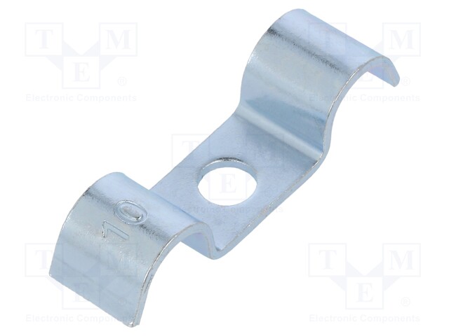 Screw mounted clamp; ØBundle : 10mm; Ømount.hole: 6mm; W: 12mm