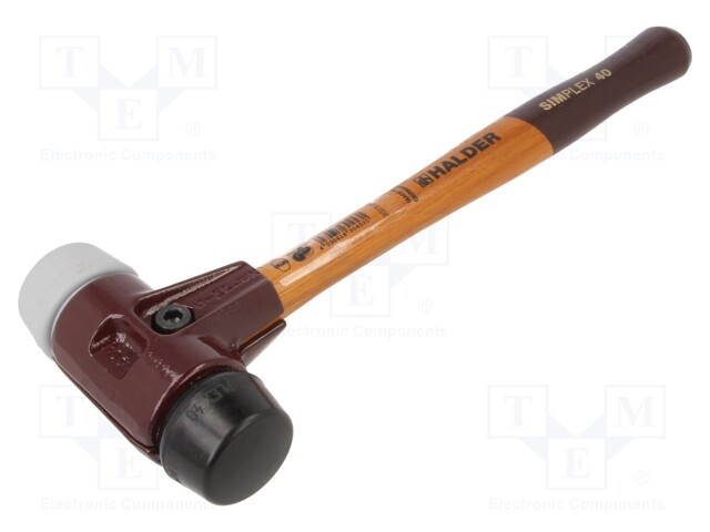 Hammer; 325mm; W: 115mm; 630g; 40mm; round; wood; SIMPLEX