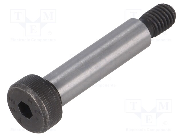 Shoulder screw; Mat: steel; Thread len: 13mm; Thread: M8; Cut: imbus