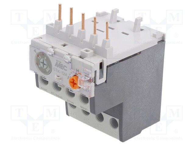 Thermal relay; Series: METAMEC; Auxiliary contacts: NO + NC; 6÷9A