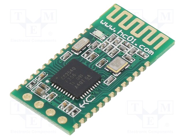 Module: Bluetooth; Bluetooth V4.0 & BLE; 2÷3.6VDC; UART; CC2540